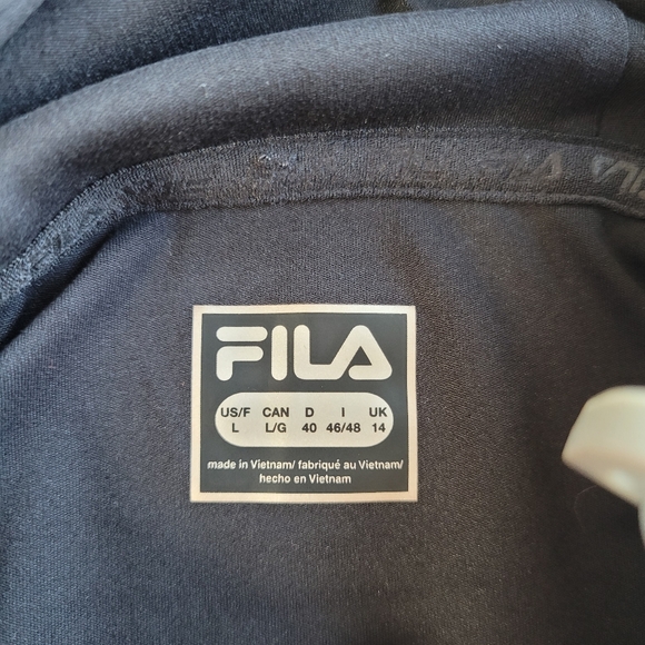Fila Women's Dark Gray Lightweight Jacket - Picture 4 of 5